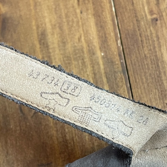 Gabor taupe leather sandals size 38 - Picture 12 of 12